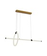 Dekorative Esstisch-Pendelleuchte, 85 cm - 3000K, schwarz
