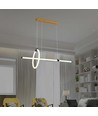 Dekorative Esstisch-Pendelleuchte, 85 cm - 3000K, schwarz