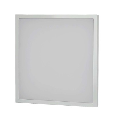 60x60 LED Panel, 36W - 110lm/W, 2-in-1 Einbau oder Anbau, weißer Rand