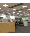 60x60 LED Panel, 36W - 110lm/W, 2-in-1 Einbau oder Anbau, weißer Rand