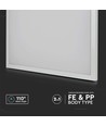 60x60 LED Panel, 36W - 110lm/W, 2-in-1 Einbau oder Anbau, weißer Rand