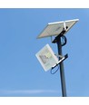 60W LED Solar Fluter - 1650lm, IP65, inkl. Solarpanel und Fernbedienung, Außenbereich
