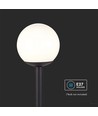 Schwarze Gartenlampe - 97cm, IP44 Außenbereich, Mattschwarz, E27-Fassung, ohne Leuchtmittel