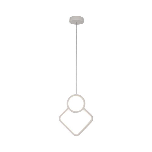 12W LED-Pendelleuchte Metall - 105lm/W, weiß, 4000K, modernes Design
