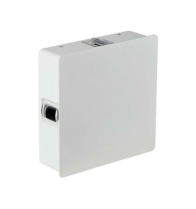 4W quadratische LED Wandleuchte - IP65, weiß, 3000K, 428lm