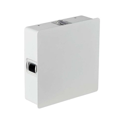 4W quadratische LED Wandleuchte - IP65, weiß, 4000K, 428lm