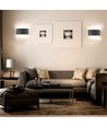 6W Wandleuchte - LED, 4000K, Sandgestrahlt