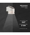 1W Solar Wandleuchte mit Sensor - 3000K, IP54, Bewegungsmelder, warmweiß
