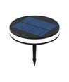 2W Solar LED Spot mit Erdspieß - IP54, 3000K, schwarz, 1.8W Solarpanel, inkl. Batterie