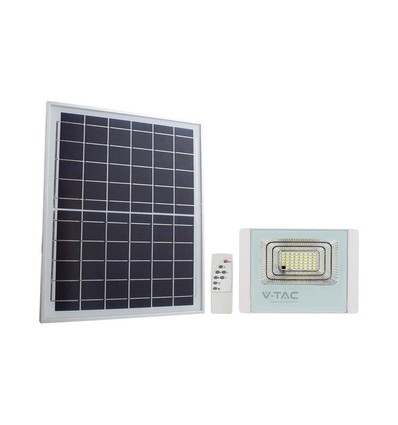 25W Solar LED Fluter - 550lm, IP65, schwarz, Fernbedienung, Sensor, Außenbereich