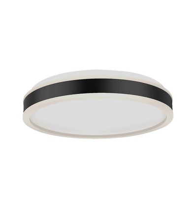 38W Designer LED Deckenleuchte - 4000K, weißer Rand, quadratisch
