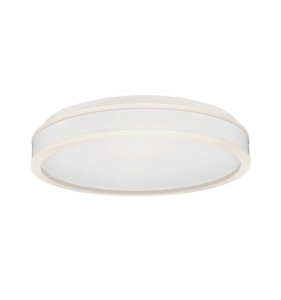 38W LED Designer Deckenleuchte - Ø40cm, 4000K, weißer Rand, inkl. Leuchtmittel