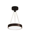 12W Designer Pendelleuchte - Ø24cm, 1280lm, schwarz, 4000K, IP20 Innenbereich