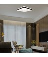 18W LED Designer Deckenleuchte, quadratisch - Schwarz, 1490lm, 35x35cm, 4000K, IP20 Innenbereich