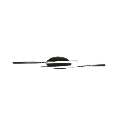 12W LED Designer Deckenleuchte - 105lm/W, 94,5cm, schwarzes Finish, warmweiß, 3000K