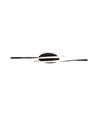 12W LED Designer Deckenleuchte - 105lm/W, 94,5cm, schwarzes Finish, warmweiß, 3000K