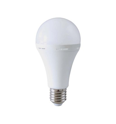 E27 12W LED Leuchtmittel mit Notlicht - A80, 4000K, 3,5-4,5 Stunden Akkulaufzeit, wiederaufladbar