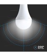 E27 12W LED Leuchtmittel mit Notlicht - A80, 4000K, 3,5-4,5 Stunden Akkulaufzeit, wiederaufladbar