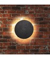 12W runde LED Wandleuchte, schwarz - CCT, dimmbar, IP65, 1200lm, inkl. Leuchtmittel
