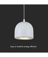 LED-Hängelampe Ø100 - 3000K, lichtweiß, Gehäuse