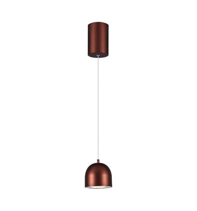 8,5W LED Designer Pendelleuchte - Ø100mm, braun, 3000K, 850lm, IP20