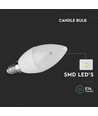 E14 3,7W LED-Kerzenlampe - Kunststoff, Samsung LED Chip, C37