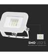 10W LED Flutlichtstrahler, weiß - Samsung LED chip, IP65, ultra-flaches Design, 3000K, Außenbereich