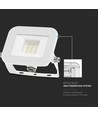 10W LED Flutlichtstrahler, weiß - Samsung LED chip, IP65, ultra-flaches Design, 3000K, Außenbereich