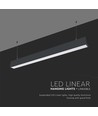 40W dimmbare LED-Pendelleuchte - 120cm, UGR 19