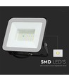 50W LED Flutlicht mit Samsung Chip - 100lm/W, IP65, graues Gehäuse, 6500K, Außenbereich