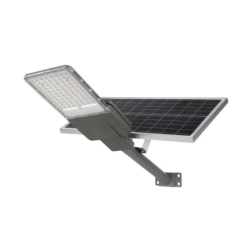 20W LED Solar-Straßenleuchte - 2500lm, IP65, 6500K, inkl. Solarpanel
