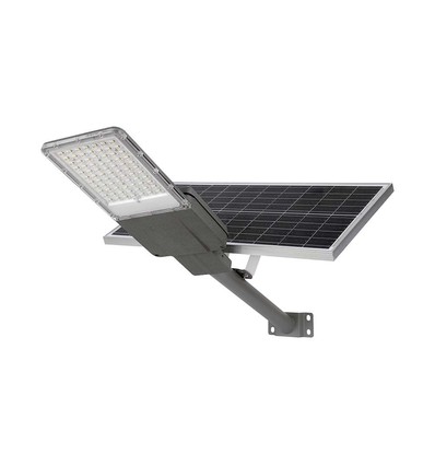 30W Solar LED Straßenleuchte - Bridgelux Chip, 3000lm, IP65, inkl. Solarpanel und Sensor