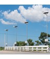 30W Solar LED Straßenleuchte - Bridgelux Chip, 3000lm, IP65, inkl. Solarpanel und Sensor