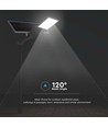 30W Solar LED Straßenleuchte - Bridgelux Chip, 3000lm, IP65, inkl. Solarpanel und Sensor