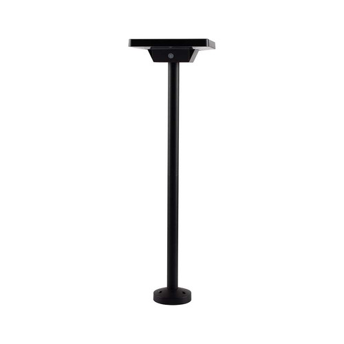 2W LED Solar Gartenstrahler mit Erdspieß - IP65, 3-in-1 CCT, schwarz, Bewegungsmelder, Aluminiumfuß