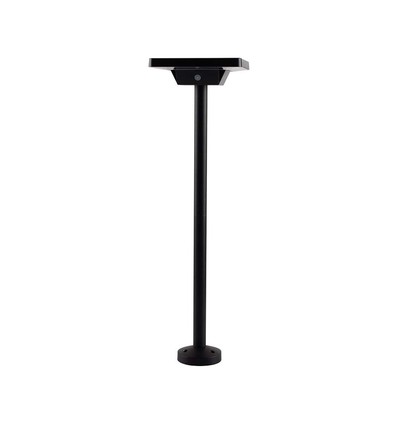 2W LED Solar Gartenstrahler mit Erdspieß - IP65, 3-in-1 CCT, schwarz, Bewegungsmelder, Aluminiumfuß