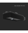 6W LED Solar Wandleuchte mit Sensor - 900lm, IP65, schwarz, 4000K, inkl. Batterie