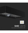 6W LED Solar Wandleuchte mit Sensor - 900lm, IP65, schwarz, 4000K, inkl. Batterie