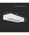 6W LED Solar-Wandleuchte mit Sensor - 900lm, IP65, weiß, 4000K, inkl. Akku