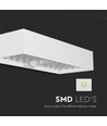 6W LED Solar-Wandleuchte mit Sensor - 900lm, IP65, weiß, 4000K, inkl. Akku