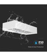 6W LED Solar-Wandleuchte mit Sensor - 900lm, IP65, weiß, 4000K, inkl. Akku