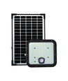 30W Solara LED Flutlicht mit Solarpanel - IP65, PIR Sensor, 6400K, schwarz, LiFePO4 Batterie