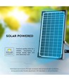30W Solara LED Flutlicht mit Solarpanel - IP65, PIR Sensor, 6400K, schwarz, LiFePO4 Batterie