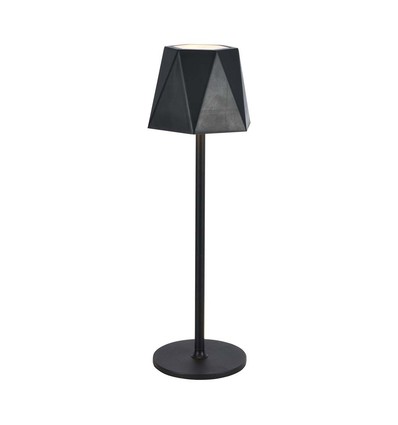 1,5W wiederaufladbare LED Tischleuchte, schwarz - 150lm, 3-in-1 CCT, touch dimmbar, 5V, inkl. Batterie