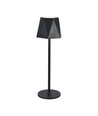 1,5W wiederaufladbare LED Tischleuchte, schwarz - 150lm, 3-in-1 CCT, touch dimmbar, 5V, inkl. Batterie