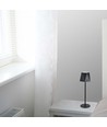 1,5W wiederaufladbare LED Tischleuchte, schwarz - 150lm, 3-in-1 CCT, touch dimmbar, 5V, inkl. Batterie
