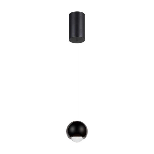 5W Pendelleuchte, schwarz - 500lm, 3000K, glockenförmig, verstellbar