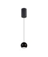 5W Pendelleuchte, schwarz - 500lm, 3000K, glockenförmig, verstellbar