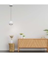 5W LED Pendelleuchte, weiß - Glockenförmig, 500lm, 3000K, 60 Grad, IP20