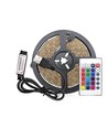 1m USB RGB LED-Streifen für TV und PC - Inkl. Controller und Fernbedienung, 60 LEDs pro Meter